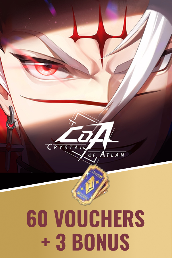 Crystal of Atlan — 60 Vouchers + 3 Bonus